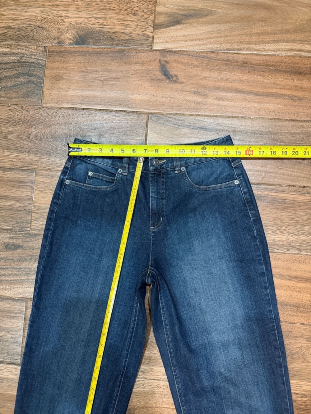 Talbots / Wide Leg Dark Blue Women’s Jeans…811 - Picture 9 of 10